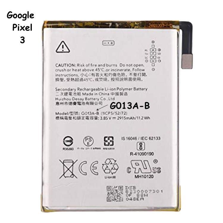 Replacement Battery G013A-B Compatible With Google Pixel 3 - Best Cell Phone Parts Distributor in Canada, Parts Source Replacement Battery G013A-B Compatible With Google Pixel 3 - Best Cell Phone Parts Distributor in Canada, Parts Source